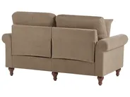 Sofa 2-Sitzer GINNERUP Stoff Braun_1035515
