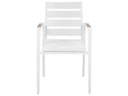 Garden Dining Set 6 Seater VALCANETTO/TAVIANO Metal White_922617