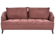 Sofa Set 5-Sitzer HOBRO Stoff Burgunderrot_948049