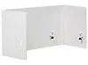 Schreibtischtrennwand SOLOA 210 x 61 cm Cremeweiß