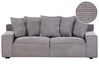 Sofa 3-Sitzer VISKAN Cord Dunkelgrau