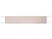 Bench Seat Pad Cushion MONSANO 168 x 35 cm Beige_1120079