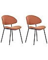 Esszimmerstuhl 2er Set KIANA Orange