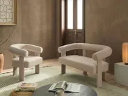 Sessel ILBRO Bouclé Hellbeige_1059064