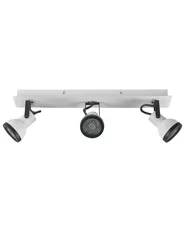 Strahler 3-flammig BARO verstellbar Metall Weiß_828931