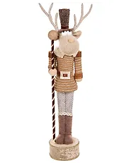 Set od 2 dekorativne figurice HAMARI 66/68 cm Medvjed Subota bež_1156743