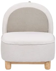 Kindersessel Dinosaurier FABORG Stoff Hellbeige_886919