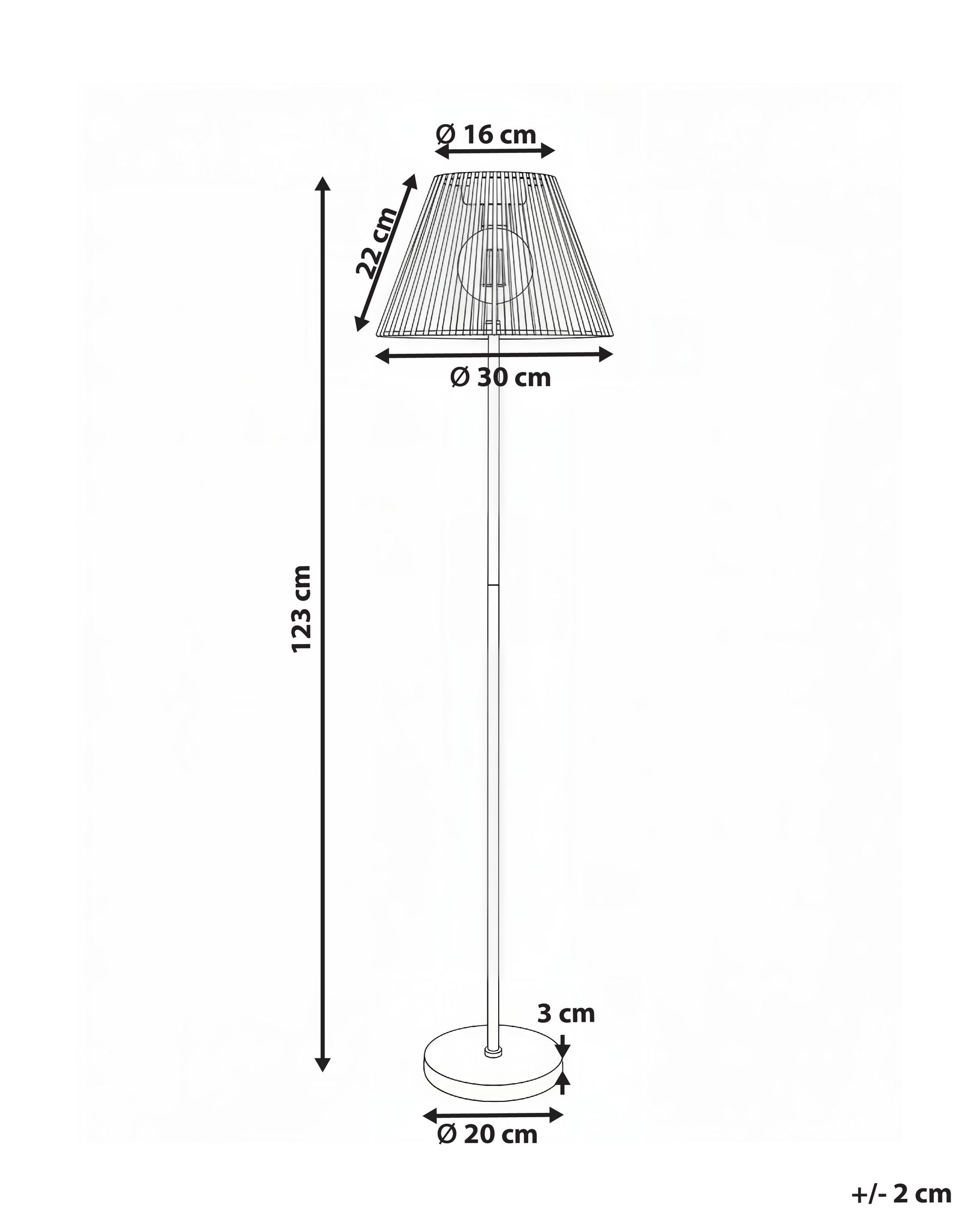 Solar LED-Stehleuchte für den Außenbereich LUETE Grau_1045311