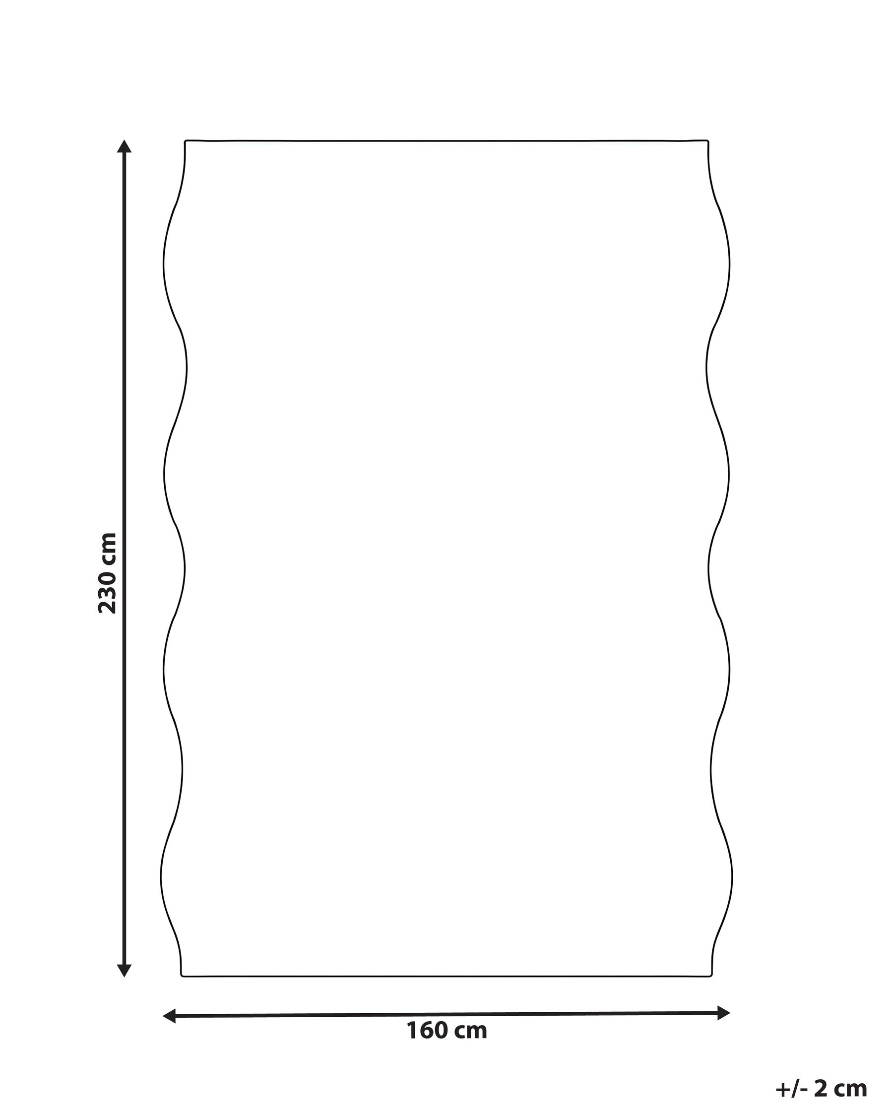 Teppich DAWA Hellbeige 160 x 230 cm_1100980