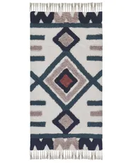 Teppich KOZLU Bunt 80 x 150 cm Baumwolle_848378