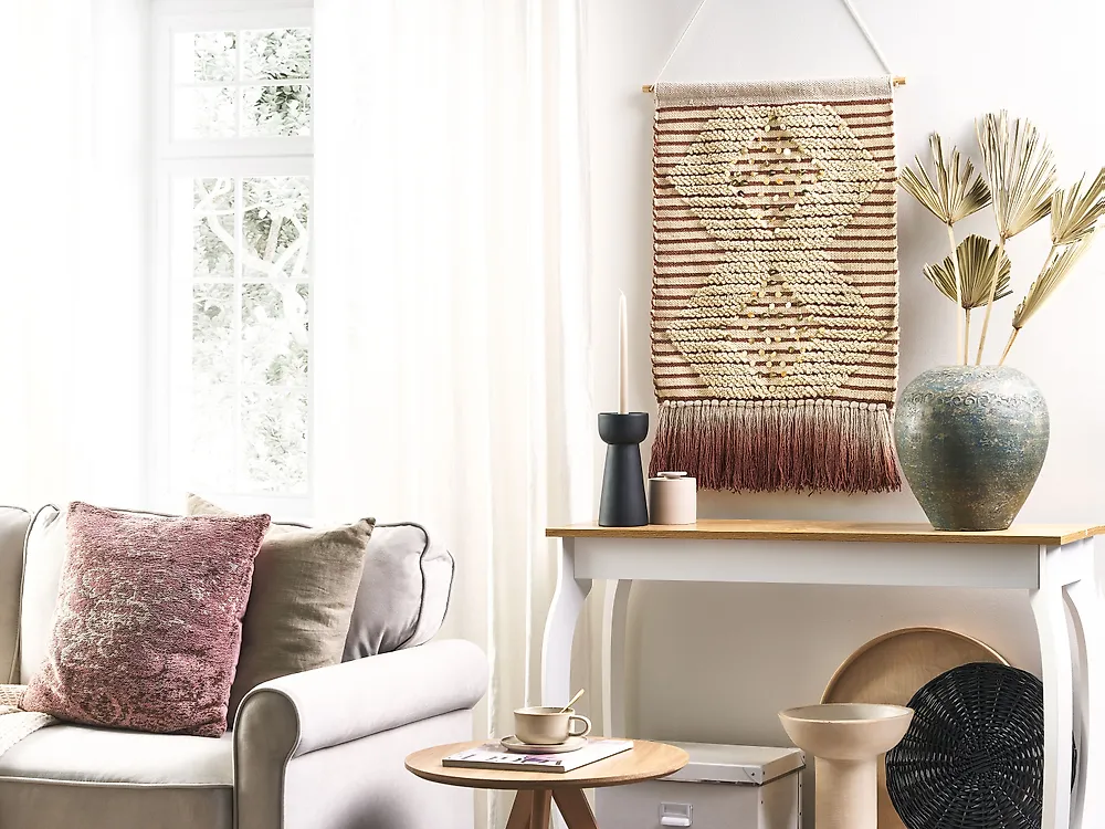 Wandbehang SABO 75 cm Baumwolle Beige_1182363