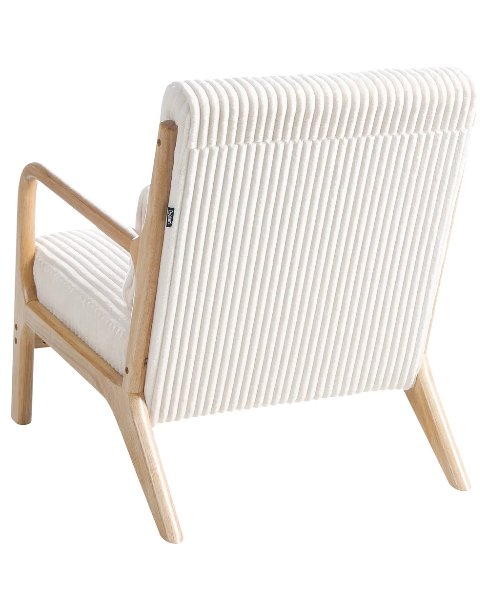 Armchair SORSELE Corduroy White_1019380