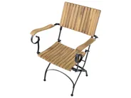 Bistro Set klappbar LASCARI Akazienholz Hellbraun_1075229