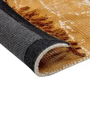 Teppich HANLI Orange 160 x 230 cm Viskose_836958