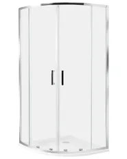 Shower Enclosure JUKATAN 900 x 900 x 1850 mm Silver_944689