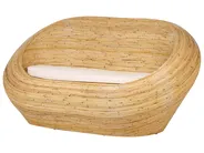 Gartensofa 2-Sitzer MAIORI Rattan Naturfarben_928296