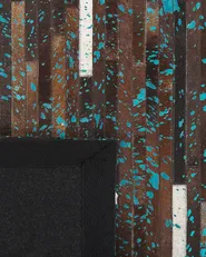 Rug KISIR Dark Brown 160 x 230 cm Leather_764723