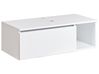 Wandmontierter Waschbeckenunterschrank RUPANCO 80 cm Weiß