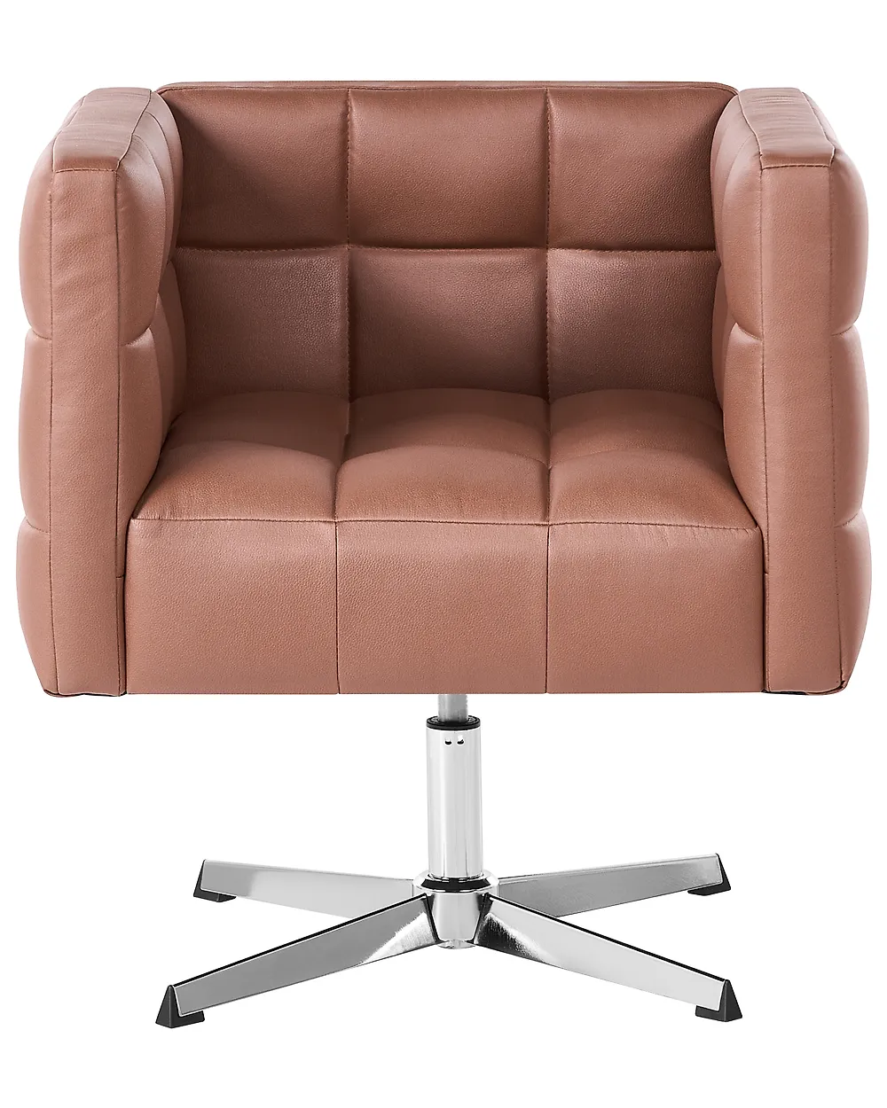 Draaifauteuil LEVANGER Kunstleer Bruin_1164553