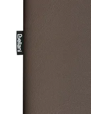 Massage Chair FORCE with Footstool Faux Leather Dark Brown_1047584
