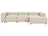 Modul Ecksofa 4-Sitzer ARDAL Stoff Beige linksseitig
