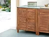 Outdoor-Küchenschrank BRUCOLI Braun Akazienholz