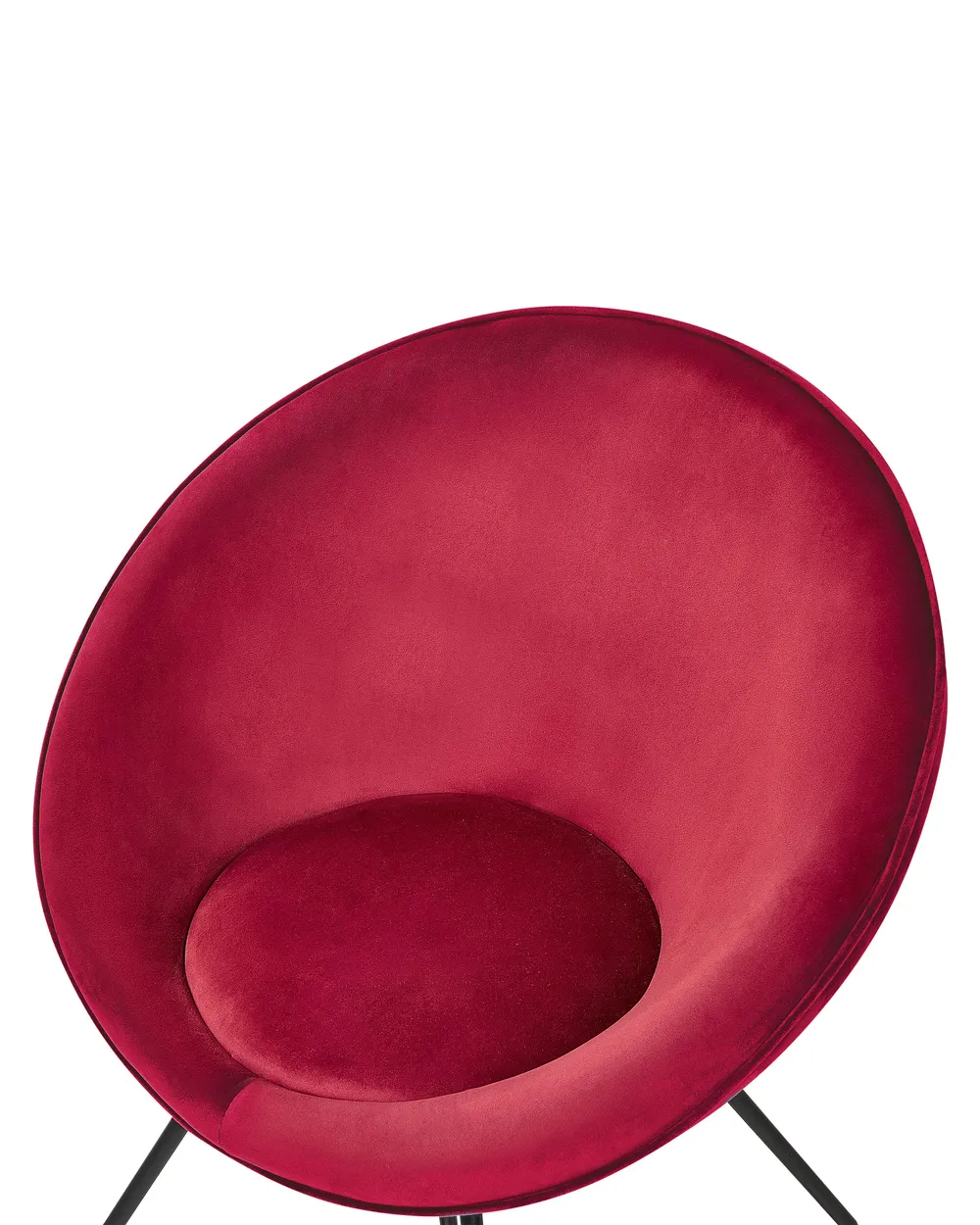 Eetkamerstoel FLOBY II Fluweel Rood_886115