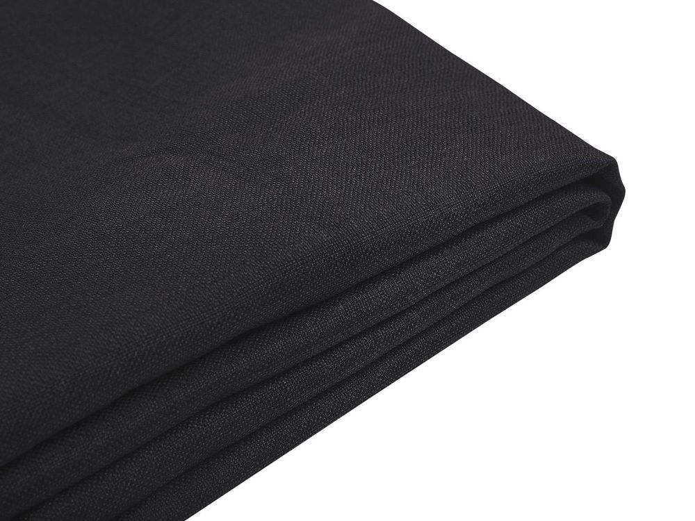Bettrahmenbezug FITOU 120 x 200 cm Schwarz