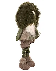 Weihnachtsdekoration 2er Set PORRAS 44-57/57-70 cm Zwerg Braun / Grün_1174995