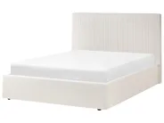 Krevet s prostorom za pohranu VION Buklé Krem bijela 140 x 200 cm_1042532
