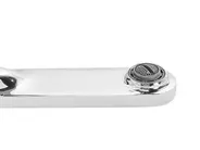 Wall Mounted Basin Mixer Tap CHUNGARA Brass Silver_995751