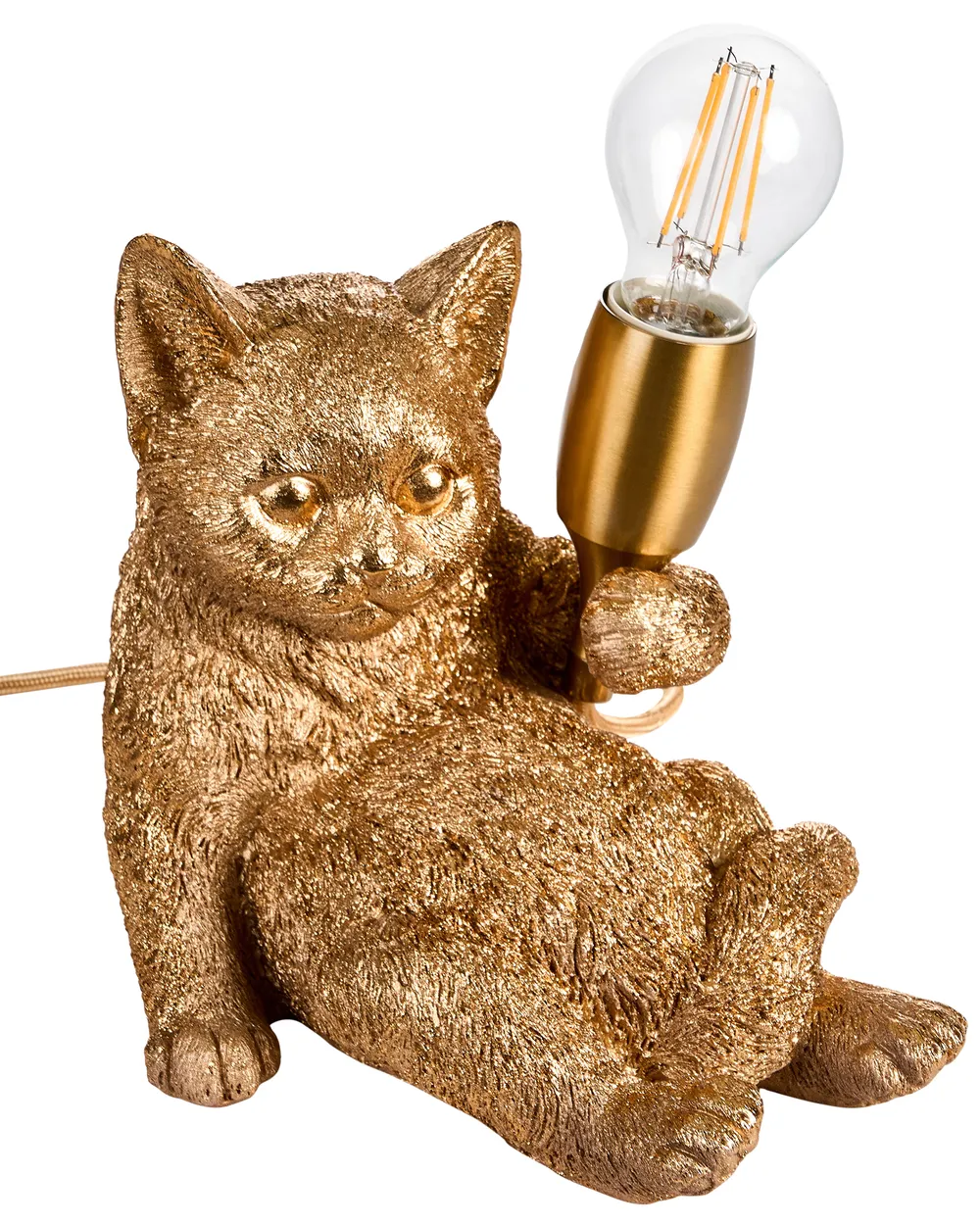 Tischlampe Katze ZIPPY Gold_1066702