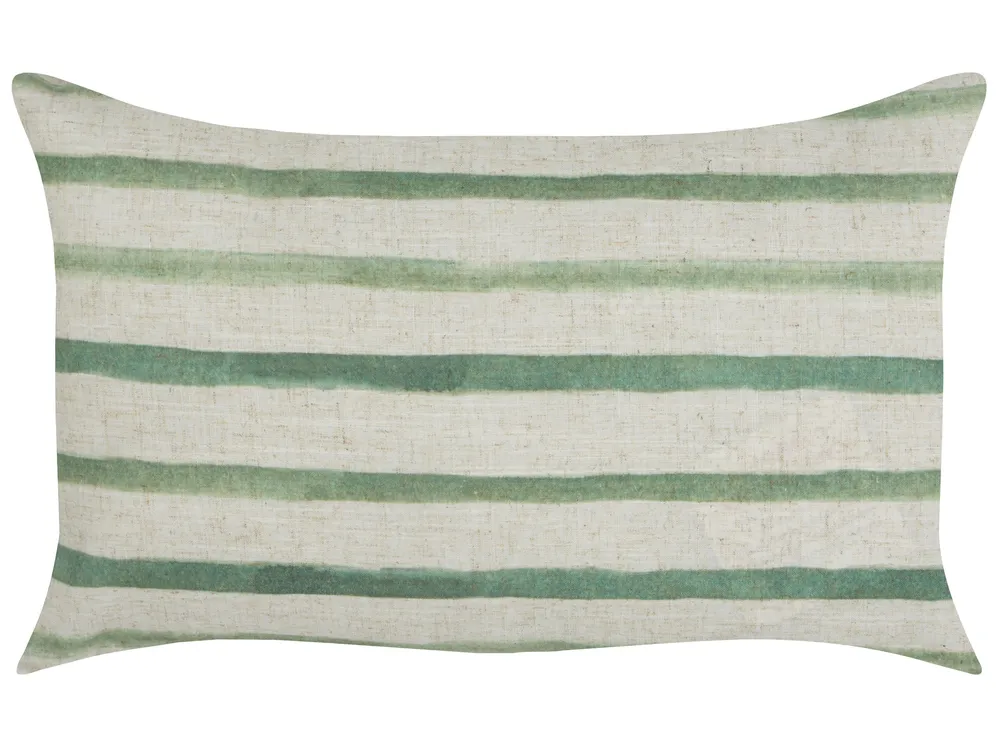 Coussin KAFRA 30 x 50 cm Vert À rayure