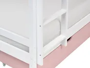 Bunk Bed with Drawers TERNAS Pine Wood Pink 90 x 200 cm (EU Single)_988862