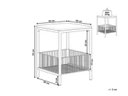 Beistelltisch KENNER Dunkelbraun_824312