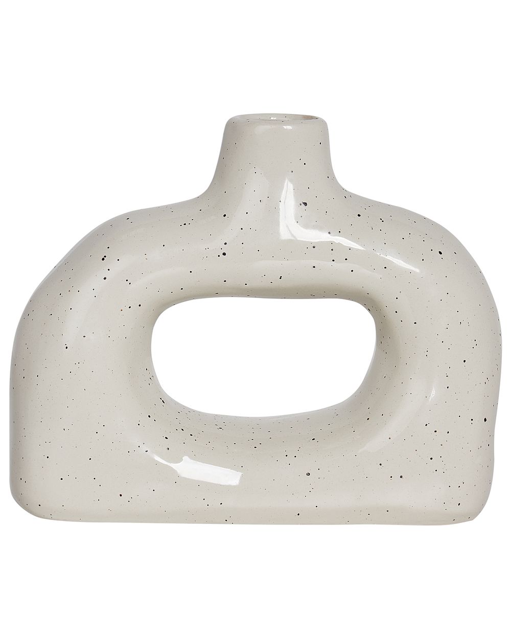 Flower Vase MOONEYE 19 cm Stoneware Off-White