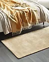 Teppich GESI Beige 80 x 150 cm Viskose