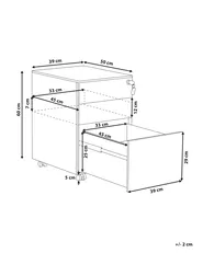 Büroschrank CAMI Metall Hellgrau_782718