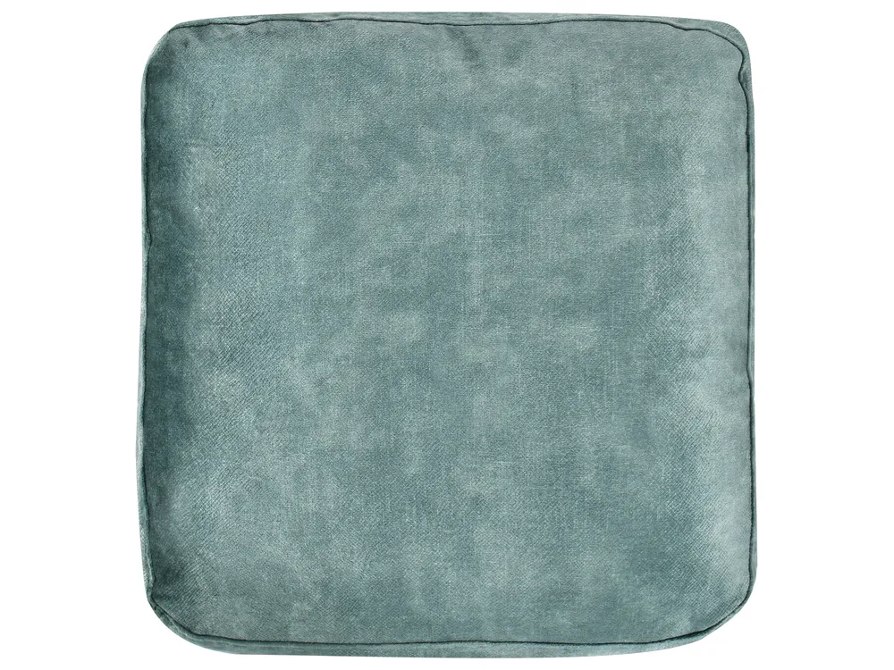 Ecksofa 4-Sitzer OSLO Samtstoff Blaugrün linksseitig_964396