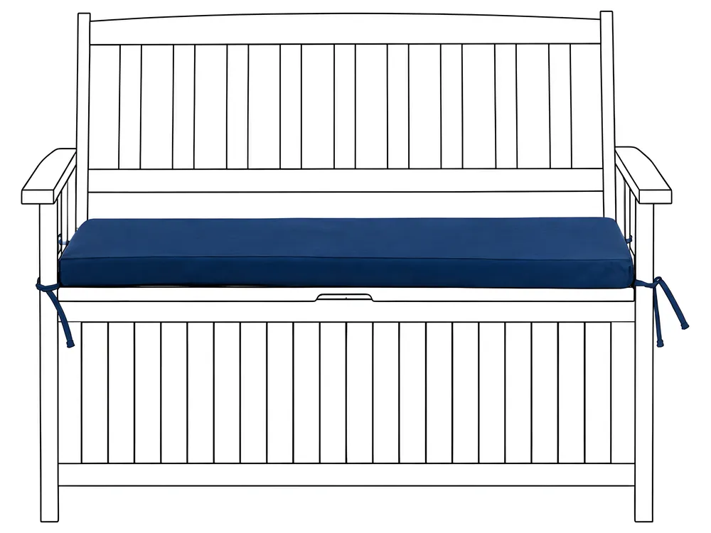 Bankauflage SOVANA 108 x 45 cm Blau