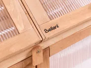 Balkongewächshaus VOLVERA 67 cm 49 cm Tannenholz Hellbraun_1024150