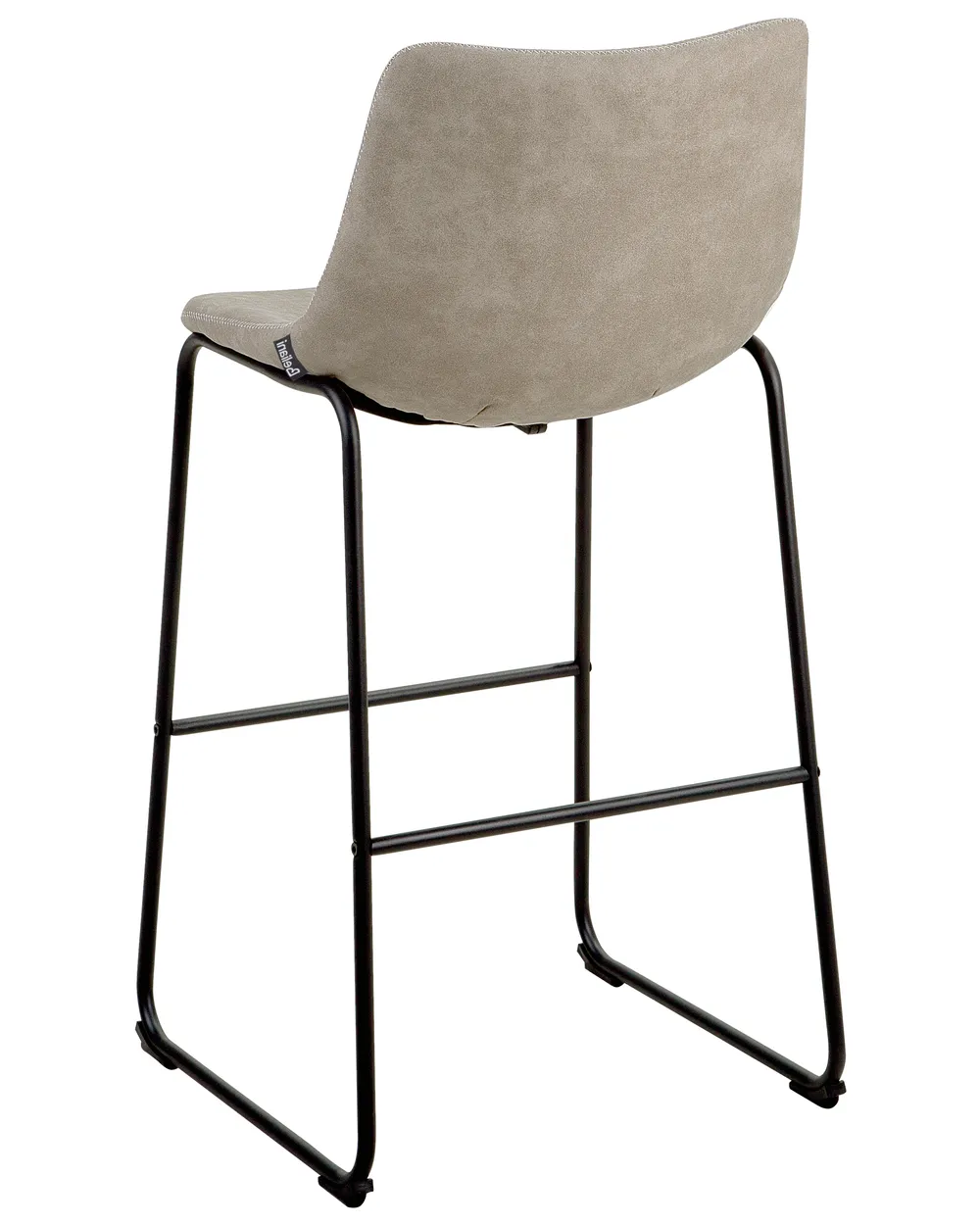 Set of 2 Bar Chairs FRANKS Beige_1025013