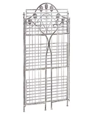 Regal VISANO 59 cm 123 cm Metall Grau_1029393