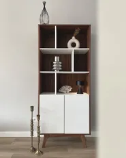 Regal COLUMBUS 182 cm Braun / Weiß_818935