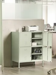 Büroschrank HOLBECK Metall Mintgrün_1043152