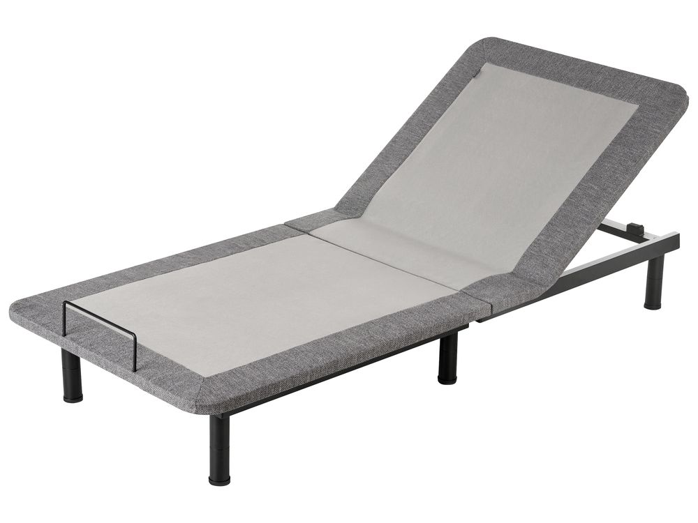 Electric Adjustable Bed Base BRUNOY 80 x 200 cm (EU Small Single) Grey