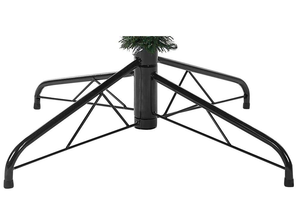 Künstlicher Weihnachtsbaum mit Schnee BASSIE 240 cm Weiß_879866