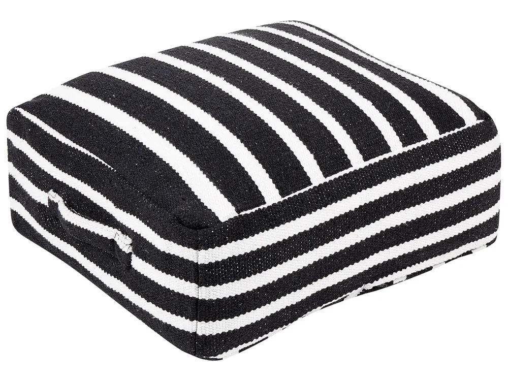 Pouf SETTAT Baumwolle Schwarz_830726