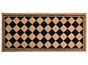 Fußmatte CARDONA Beige / Schwarz 55 x 120 cm Kokosfasern