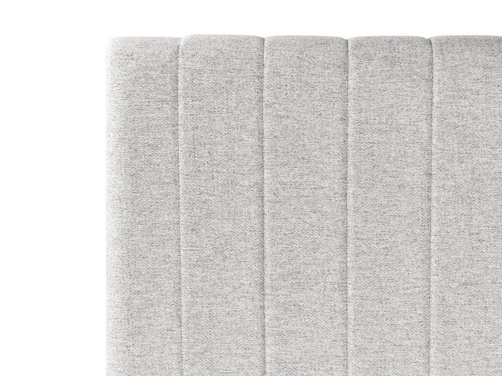 Boxspringbett Stoff COUNTESS 120 x 200 cm Hellgrau_1054525